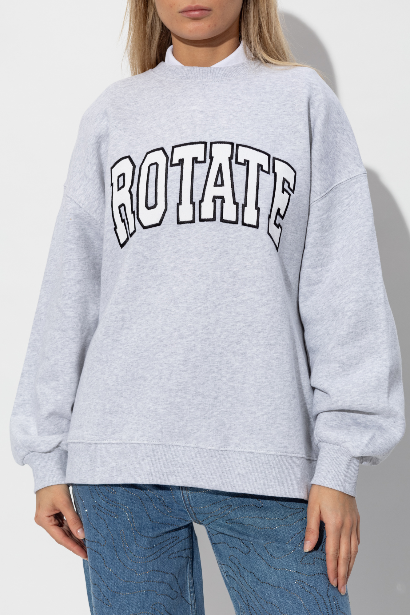 その他 ROTATE FW25 SWEATSHIRT WITH LOGO (1143813070 BCR4013070) ROTATE Sweatshirt with logo | Women's Clothing | Vitkac